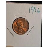 1956 Lincoln Wheat penny