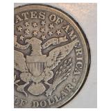 1906 Barber silver half dollar