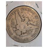 1908-O Barber silver half dollar