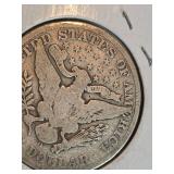 1908-O Barber silver half dollar