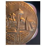 1960-1970 University Coin Club Seattle Washington Anniversary Medal