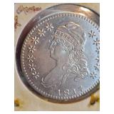 Interesting double sided capped bust commemorative coin