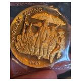 1847 Brigham Young Mormon Settlement Commemorative Medal