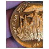 1847 Brigham Young Mormon Settlement Commemorative Medal