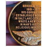 1847 Brigham Young Mormon Settlement Commemorative Medal