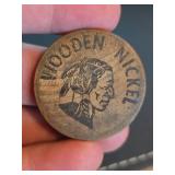 1976 Parklane Shopping Center Wooden Nickel Token