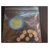 Lot of 12 Roosevelt silver dimes