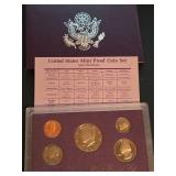1988 US Mint Proof coin set