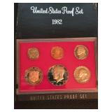 1982 US Mint Proof coin set