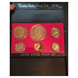 1974 US Mint Proof coin set