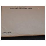 1972 US Mint Uncirculated coin set