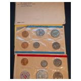 1968 US Mint Uncirculated coin set