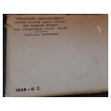 1968 US Mint Uncirculated coin set