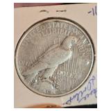 1934-S Peace silver dollar