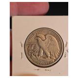 1942-D Walking Liberty Silver half dollar