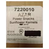 FACTORY SEALED - (3lbs 48 1 oz bags) Azar Nut Company Sunflower Kernals, Oil Roasted, Salted, (1-Ounce Bags Pack of 48)
