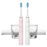 APPEARS NEW - Philips Sonicare DiamondClean Connected Rechargeable Electric Toothbrush  2-pack  - Retail: $270