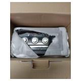 FACTORY SEALED - JYX Karaoke Machine with Two Wireless Microphones, Portable Bluetooth Speaker with Bass/Treble Adjustment, PA System with Remote Control, LED Lights,Supports TF Card/USB, AUX IN, FM, 