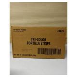 FACTORY SEALED - Tri-Color Tortilla Strips - Bulk Box 140 Packets 0.5 oz each (BB FEB. 11 2026) Ready to eat designed as a Topping for salads, soups, wraps and more