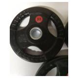 APPEARS NEW - Olympic Weight Plates Set - 2.5lb, 5lb and 10lb