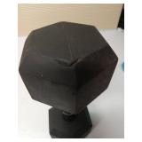 APPEARS NEW - CAP 20lb Rubber Hex Dumbbell (has one small indentation on rubber Coating. See additional pictures)