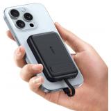 APPEARS NEW - EMNT Mini Portable Charger, 5200mAh External Battery Pack with Built-in Cable, and Foldable Stand, Power Bank for iPhone 14/13/12/11 Pro/Pro