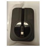 APPEARS NEW - EMNT Mini Portable Charger, 5200mAh External Battery Pack with Built-in Cable, and Foldable Stand, Power Bank for iPhone 14/13/12/11 Pro/Pro