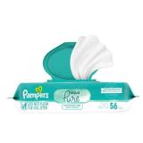 FACTORY SEALED - (2 packs) pampers aqua pure baby wipes 56 ct