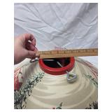 Metal Christmas Tree Stand with Winter Scene