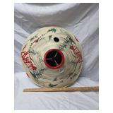 Metal Christmas Tree Stand with Winter Scene