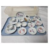 Barbie Tea Set with Floral Design