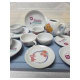 Barbie Tea Set with Floral Design