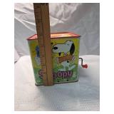 Snoopy in the Music Box Jack-in-the-Box Toy