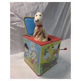 Snoopy in the Music Box Jack-in-the-Box Toy