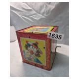 1950s Mattel Jack in the Box Clown Pop Up Toy