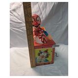 1950s Mattel Jack in the Box Clown Pop Up Toy