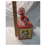 1950s Mattel Jack in the Box Clown Pop Up Toy