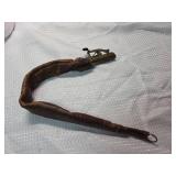 1800s Leather Bound Percussion Pistol Lock