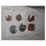 Japanese Oval Clay Woodlands Ornaments with QR Tags