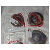 Japanese Oval Clay Woodlands Ornaments with QR Tags