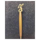 Brass Bowling Figure Mechanical Pencil