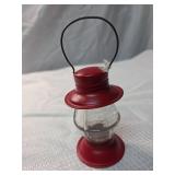 Red Metal Railroad Lantern