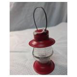 Red Metal Railroad Lantern