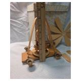 German Wooden Wind-Powered Carousel
