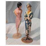 1950s Fashion Model Display Figures Set