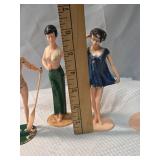 1950s Fashion Model Display Figures Set