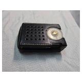 1960s Motorola Radio Leather Case with Tuner Dial