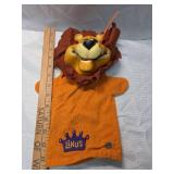 1970s Linus Lion Hand Puppet