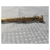 Gold Plated Mechanical Pencil with Ornate Design