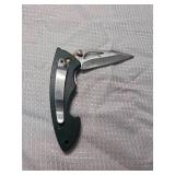 Folding Pocket Knife with Green Handle